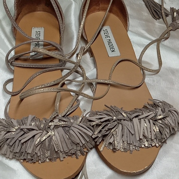 Steve Madden wrap up women's sandals size 7 - Picture 2 of 6